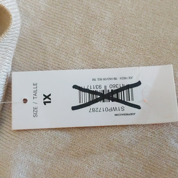 Joe Fresh| NWT Tan Long Sleeve V-Neck Sweater Rayon Blend - Picture 10 of 13